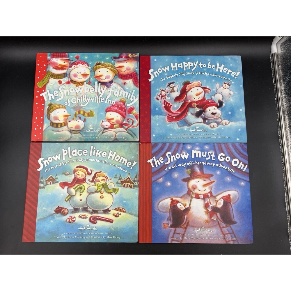 Hallmark Snowman Christmas Books Lot